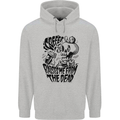 Coffee Raises Me from the Dead Skull Childrens Kids Hoodie Sports Grey