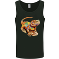 Colour Bearded Dragon Mens Vest Tank Top Black