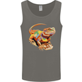 Colour Bearded Dragon Mens Vest Tank Top Charcoal