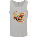 Colour Bearded Dragon Mens Vest Tank Top Sports Grey