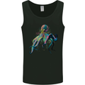 Colourful Octopus Ocean Life Scuba Diving Mens Vest Tank Top Black