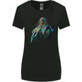 Colourful Octopus Ocean Life Scuba Diving Womens Wider Cut T-Shirt Black