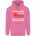 Come to the Welsh Side Dragons Wales Rugby Mens 80% Cotton Hoodie Azelea