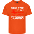 Come to the Welsh Side Dragons Wales Rugby Mens Cotton T-Shirt Tee Top Orange
