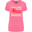 Come to the Welsh Side Dragons Wales Rugby Womens Wider Cut T-Shirt Azalea