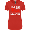 Come to the Welsh Side Dragons Wales Rugby Womens Wider Cut T-Shirt Red