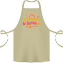 Coming Soon New Baby Pregnancy Pregnant Cotton Apron 100% Organic Khaki