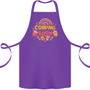 Coming Soon New Baby Pregnancy Pregnant Cotton Apron 100% Organic Purple