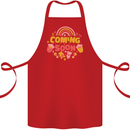 Coming Soon New Baby Pregnancy Pregnant Cotton Apron 100% Organic Red