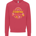 Coming Soon New Baby Pregnancy Pregnant Kids Sweatshirt Jumper Heliconia
