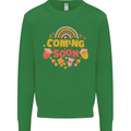 Coming Soon New Baby Pregnancy Pregnant Kids Sweatshirt Jumper Irish Green