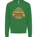 Coming Soon New Baby Pregnancy Pregnant Kids Sweatshirt Jumper Irish Green