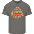 Coming Soon New Baby Pregnancy Pregnant Kids T-Shirt Childrens Charcoal