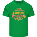 Coming Soon New Baby Pregnancy Pregnant Kids T-Shirt Childrens Irish Green