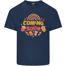 Coming Soon New Baby Pregnancy Pregnant Kids T-Shirt Childrens Navy Blue
