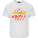 Coming Soon New Baby Pregnancy Pregnant Kids T-Shirt Childrens White