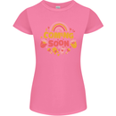 Coming Soon New Baby Pregnancy Pregnant Womens Petite Cut T-Shirt Azalea