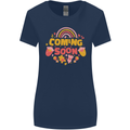 Coming Soon New Baby Pregnancy Pregnant Womens Wider Cut T-Shirt Navy Blue