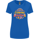 Coming Soon New Baby Pregnancy Pregnant Womens Wider Cut T-Shirt Royal Blue