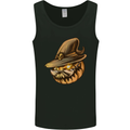 Cool Pumpkin Halloween Mens Vest Tank Top Black