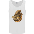 Cool Pumpkin Halloween Mens Vest Tank Top White