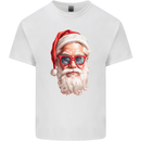 Cool Santa Summer Christmas Vibes Kids T-Shirt Childrens White