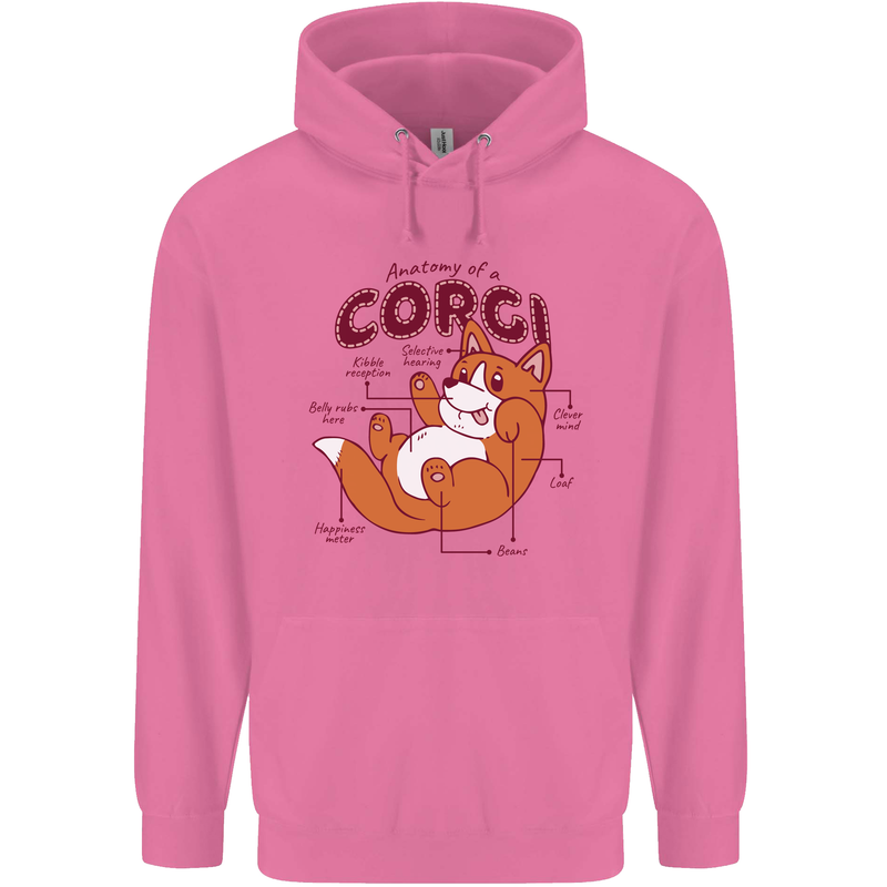 Corgi Anatomy Dog Childrens Kids Hoodie Azalea
