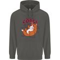 Corgi Anatomy Dog Childrens Kids Hoodie Storm Grey