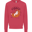 Corgi Anatomy Dog Kids Sweatshirt Jumper Heliconia