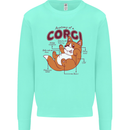 Corgi Anatomy Dog Kids Sweatshirt Jumper Peppermint