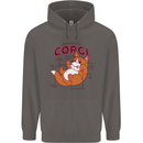 Corgi Anatomy Dog Mens 80% Cotton Hoodie Charcoal