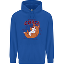 Corgi Anatomy Dog Mens 80% Cotton Hoodie Royal Blue