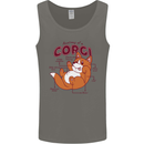 Corgi Anatomy Dog Mens Vest Tank Top Charcoal