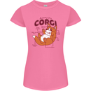Corgi Anatomy Dog Womens Petite Cut T-Shirt Azalea