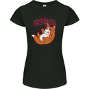Corgi Anatomy Dog Womens Petite Cut T-Shirt Black