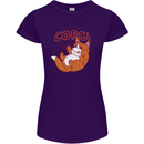 Corgi Anatomy Dog Womens Petite Cut T-Shirt Purple