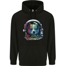 Corgi Astronaut Dog Childrens Kids Hoodie Black