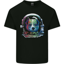 Corgi Astronaut Dog Kids T-Shirt Childrens Black