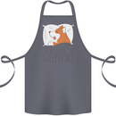 Corgi Sleeping Dog Cotton Apron 100% Organic Steel