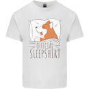 Corgi Sleeping Dog Kids T-Shirt Childrens White