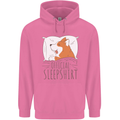 Corgi Sleeping Dog Mens 80% Cotton Hoodie Azelea