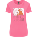 Corgi Sleeping Dog Womens Wider Cut T-Shirt Azalea