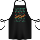 Cornholy Christmas Cornhole Xmas Cotton Apron 100% Organic Black