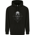 Cosmic Skull Childrens Kids Hoodie Black