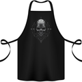 Cosmic Skull Cotton Apron 100% Organic Black