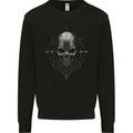 Cosmic Skull Mens Sweatshirt Jumper Black