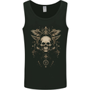 Cosmic Skull With Wings Mens Vest Tank Top Black