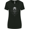 Cosmic Skull Womens Wider Cut T-Shirt Black