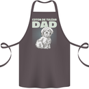 Coton de Tulear Dad Dog Cotton Apron 100% Organic Dark Grey