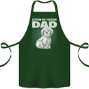 Coton de Tulear Dad Dog Cotton Apron 100% Organic Forest Green